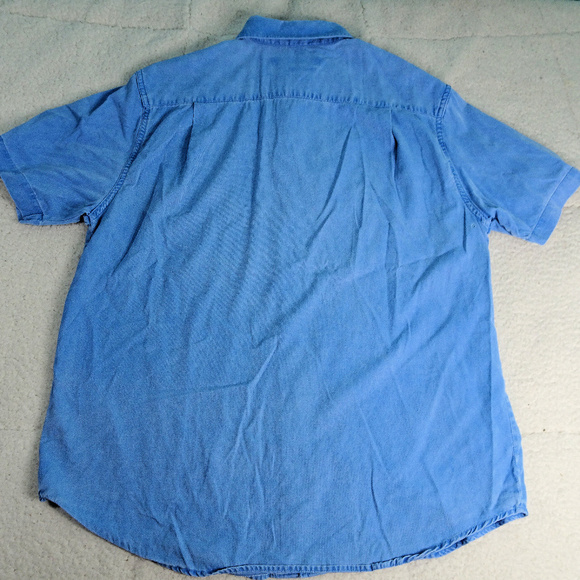 Nat Nast Blue Bup Silk Blend Shirt Medium - Picture 2 of 6